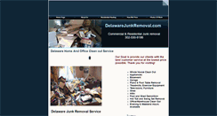 Desktop Screenshot of delawarejunkremoval.com